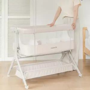[코코페][무료배송] 코코페 2in1 루나에어 이동식 메쉬 신생아 아기 침대