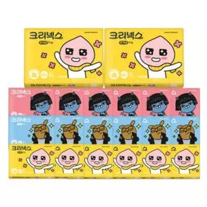 크리넥스 X 카카오프렌즈 휴대용티슈 2겹, 60매, 20개