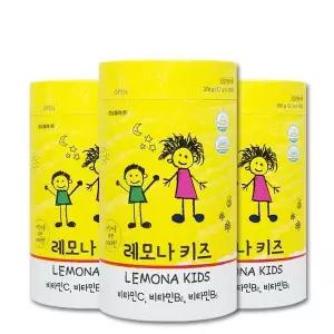 [하프클럽/기타]레모나키즈 츄어블 비타민C 어린이 청소년 100정 3개