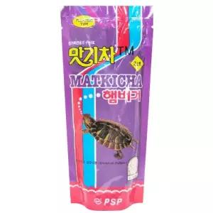 PSP 맛기차 햄버거 거북이 관상어 사료 160g