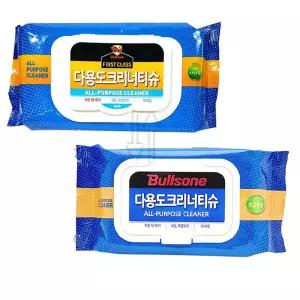 다용도 크리너 티슈 70매 찌든때제거 물티슈 클리너자동차세차용품 왁스 차량 자량관리 광택 철분 휠브러쉬