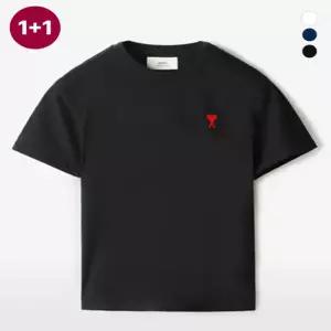  아미드꾀흐 스몰 하트 로고 반팔티 (3 COLOR)