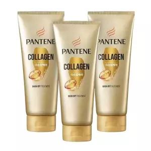팬틴 홈케어 클리닉 콜라겐 트리트먼트 PANTENE 극손상케어 400ml 3개