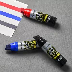 모나미 매직캡 매직 와이드 사각닙 13mm (12개입)매직 펜 마카 마커 굵은펜 굵