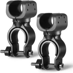 Alrhso 2pcs 지팡이 홀더 워커 휠체어 유니버설 워킹 스틱 액세서리 부착물 드라이브 롤레이터 전동