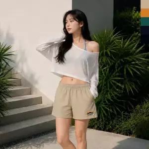친절한탄씨 세미 빅사이즈 스판 신상 허리밴딩 여성바지 면바지