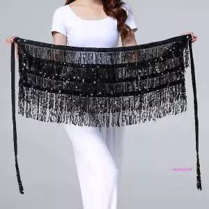 밸리댄스복 랩스커트 라인댄스 힙스카프 줌바댄스복wxy720