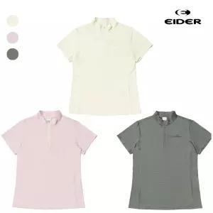 아이더 택가 99000원 여성 아이스 조직 반팔 짚업 티셔츠 냉감티 아이스티