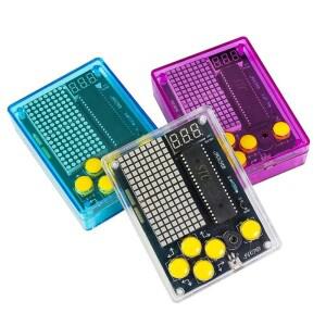 업그레이드된 픽셀 게임 콘솔 전자 DIY 키트 테트리스 클래식 휴대용 용접 연습