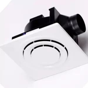 덕트용(천정)환풍기 DWV-16DRZ 타공250X250mm 커버크기320X320mm 220V/32W 화장실환풍기 천장형 저소음 역류방지댐퍼 학교화장실팬