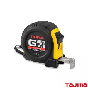 타지마 자동 줄자 G그립 GL25-75BL 7.5M/작업용/공구/휴대용/측정/양면/눈금/다용도/공업용/산업/현장용