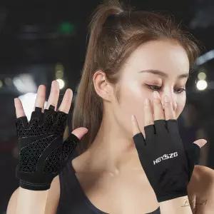 여성 스포츠 반장갑 블랙 터치가능 PT 파워리프트 홈트레이닝 데드리프트 스쿼트