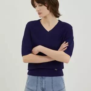 [올리비아로렌]브이넥 반팔 썸머 니트VOBBS4M4141_YS