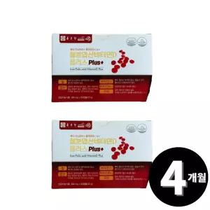 종근당 철분 엽산 비타민D 60캡슐, 2개