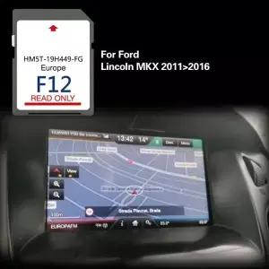 링컨 MKX 20112016 지도 카드 네비게이션 전체 범위 표준 한국 도로 및 언어 Sat Nav