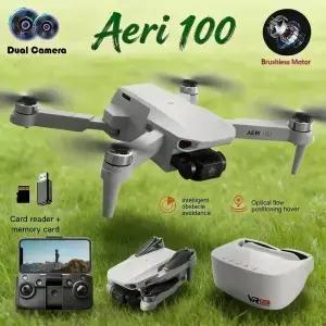 핫 에어리100 드론 전문가용 HD 카메라 WIFI FPV UAV VR 안경 원격 조종 접이식 항공 촬영 쿼드콥터 비행기