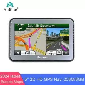 자동차 GPS 네비게이션 터치 스크린 네비게이터 Sat Nav 256M 8G 남미 표준 한국 러시아 지도 5 인치