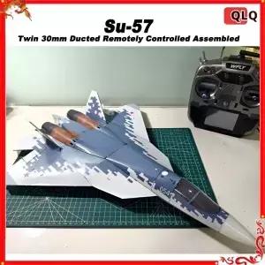 Su35 신형 RC 무선 조종 항공기 채널 DIY 모형 비행기 데스크탑 장식품 고정익 이미지 실제 기계 장난감
