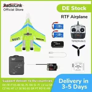 Radiolink SU27 전투기 RC 비행기 무선 조종 RTF 4000KV 브러시리스 고정익 자이로스코프 지원 초보자용