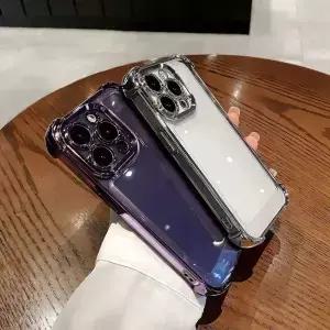 Tecno Spark Go 1 1S 2025 2024 2023 20C 10C 10 20 Pop 9 8 7 Pro 케이스 패션 투명 도금 실리콘 충격