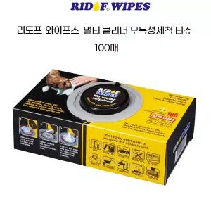 리도프와이프스 클리너 무독성티슈 리무버블 팩 E100B