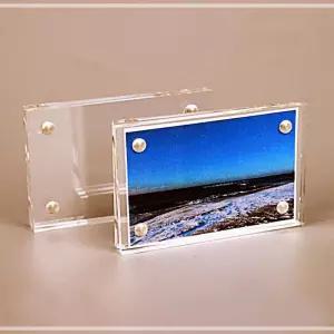 아크릴 자석 액자 4x6cm 스티커사진 미니 증사