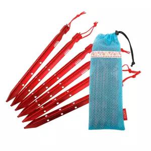 Y팩 25cm (레드) 6P 세트캠핑 캠핑용품 텐트팩 팩 캠핑텐트팩 튼튼한텐트팩 캠