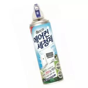 에어졸 세정제 330ml 1P 강력분사 먼지 청소 에어컨 냄새 제거 미세 오염 물질 탈취