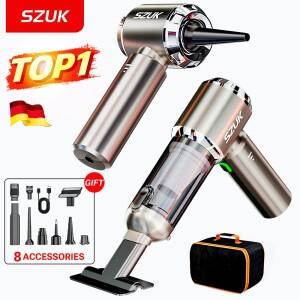 SZUK NEW 차량용 무선 진공청소기 985000PA 강력 자동차 휴대용 핸디 샤오미