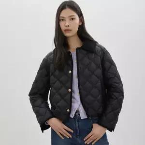 [AK분당점] [씨씨콜렉트] 코듀로이 배색 퀼팅 경량 다운_C261PSG801