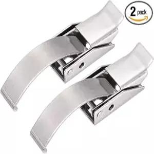 SUS304 스테인리스 드로우 토글 래치 4.6cm 스프링 후크 포함 2개