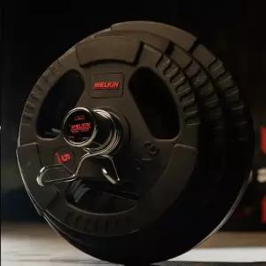 바벨 원판 고무 데드리프트 경량 30mm 역기 10kg 2개