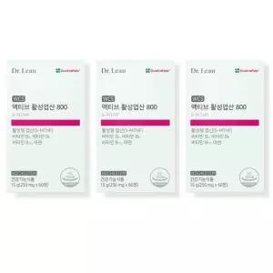 [하프클럽/기타]닥터린 여성 액티브 활성 엽산 800 선물 60정 X3개