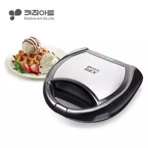 키친아트21JT/750W 와플메이커 홈메이드 크로플 만들기 간식 제조기 가정용
