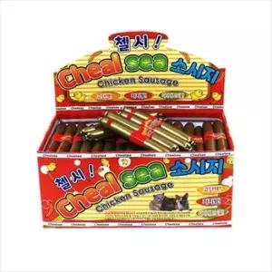 [반려] 첼시 닭가슴살 소세지 덕용 1BOX 120p 강아지소세지 강아지소시지