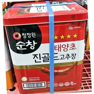 대상 진골드 고추장 별4 14kg 초고추장 찌개양념 볶음양념