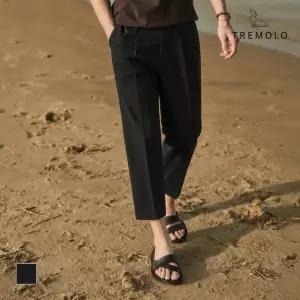[트레몰로] [TREMOLO] 릴렉스 9부 슬랙스_TRNDA3M3231