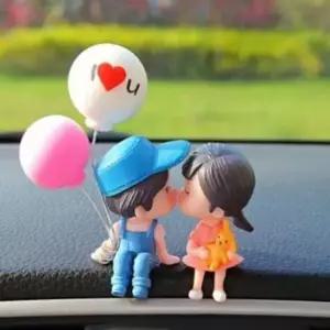 러블리 피규어세트 뽀뽀하는 피규어 세트 차량용 일반용(뽀뽀커플)청혼