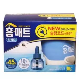 모기향 홈매트리퀴드(코드형)본체 리필1개