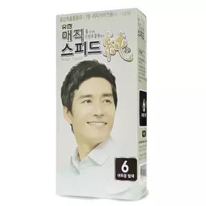 매직스피드순 6호 어두운 밤색 염색약 100g
