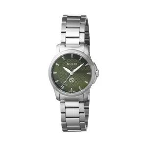 구찌 YA1265048 G타임리스 여성 메탈 쿼츠 27mm