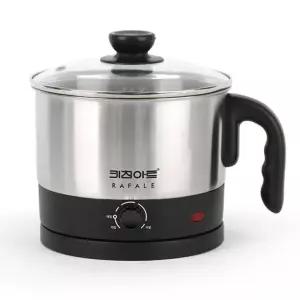 키친아트A1000FT/1.2L 전기 라면포트 라팔 퀵 멀티포트 스텐 전기냄비 커피포트 가정용 캠핑용