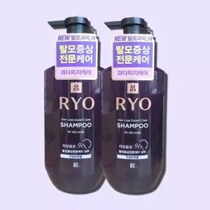 온누리 려 자양윤모 9ex 샴푸 400ml-지성두피용 2개