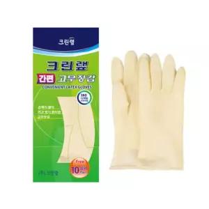 크린 간편 고무장갑 10개입
