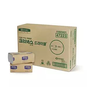 IOW79D3FA 드라이셀 키친 F250S 페이퍼 휴지 수건 핸드 유한킴벌리 티슈 롤 250매x20밴드 타올