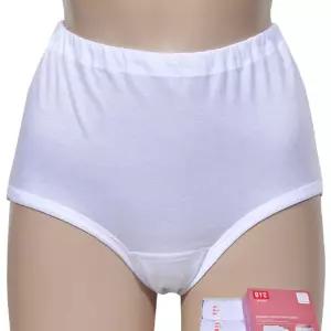 (사이즈:90 | 색상:백색)BYC 여성 맥시 팬티 백색 3매입 삼각 여자삼각 면팬티 속옷