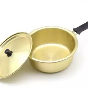 마리빙 라면 노란 양손 편수 양은냄비 레트로 양수 찌게 20cm