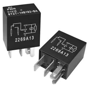 릴레이 8T2T-14B192-BA 2개 세트 30A 12VDC 5핀 자동차 - 신뢰할 수 있는 OEM 교체 일부 포드 차량에 호환