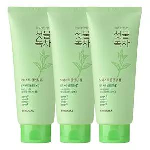 첫물녹차 모이스트 클렌징폼 180ml 3개