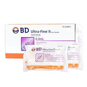 BD 인슐린주사기 울트라파인2 1cc 0.5cc 31G 8mm 0.3cc 100개